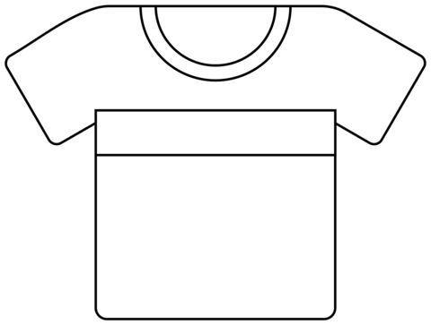 Çocuklar İçin T-shirt Boyama Sayfaları 