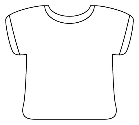 Çocuklar İçin T-shirt Boyama Sayfaları 