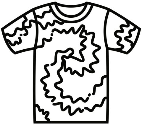 Çocuklar İçin T-shirt Boyama Sayfaları 