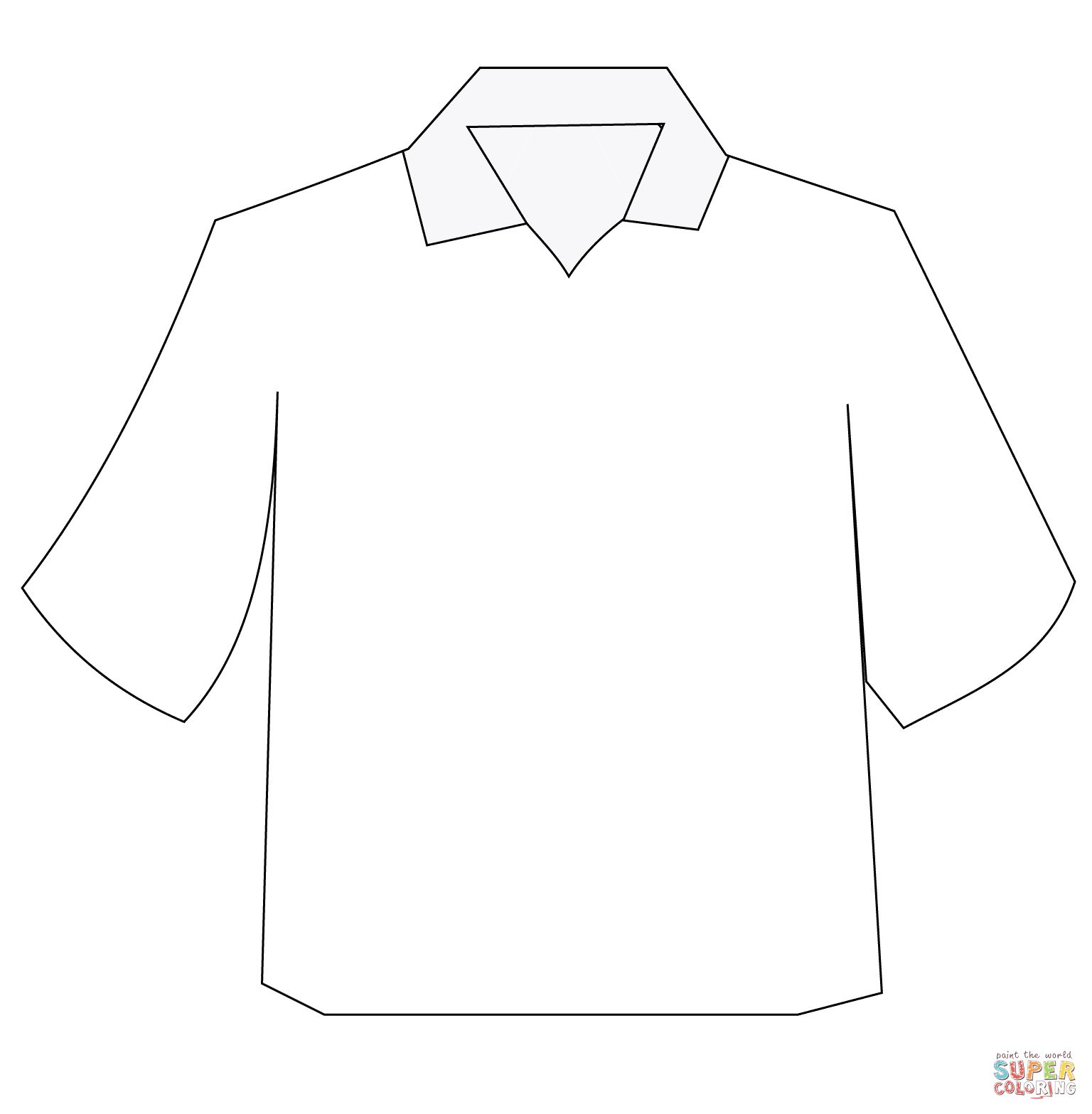 Çocuklar İçin T-shirt Boyama Sayfaları 