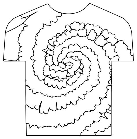 Çocuklar İçin T-shirt Boyama Sayfaları 