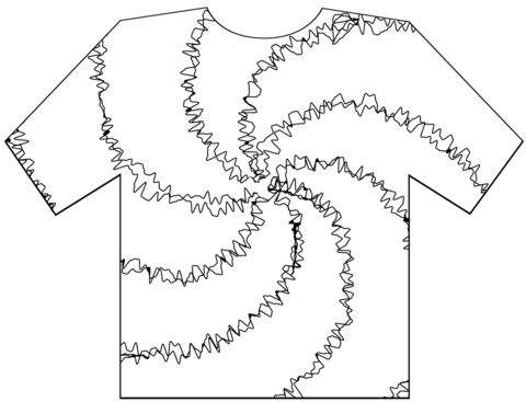Çocuklar İçin T-shirt Boyama Sayfaları 
