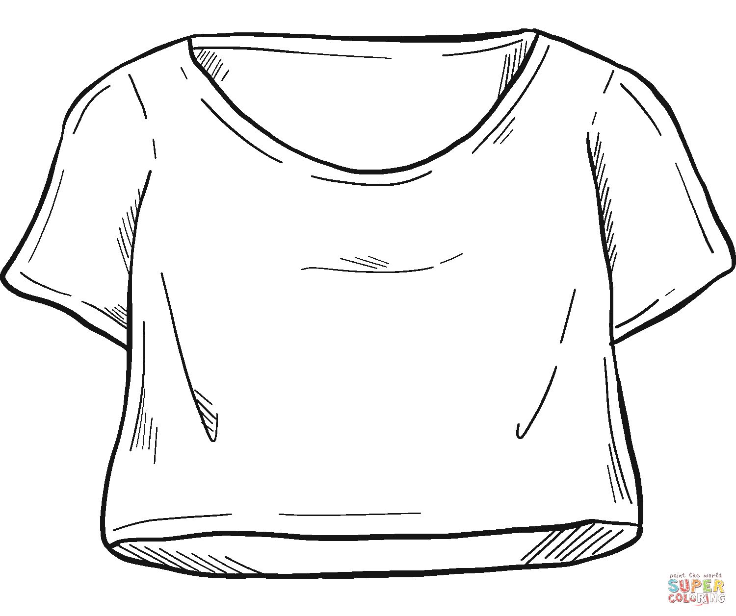 Çocuklar İçin T-shirt Boyama Sayfaları 
