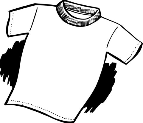 Çocuklar İçin T-shirt Boyama Sayfaları 