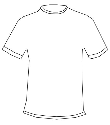 Çocuklar İçin T-shirt Boyama Sayfaları 