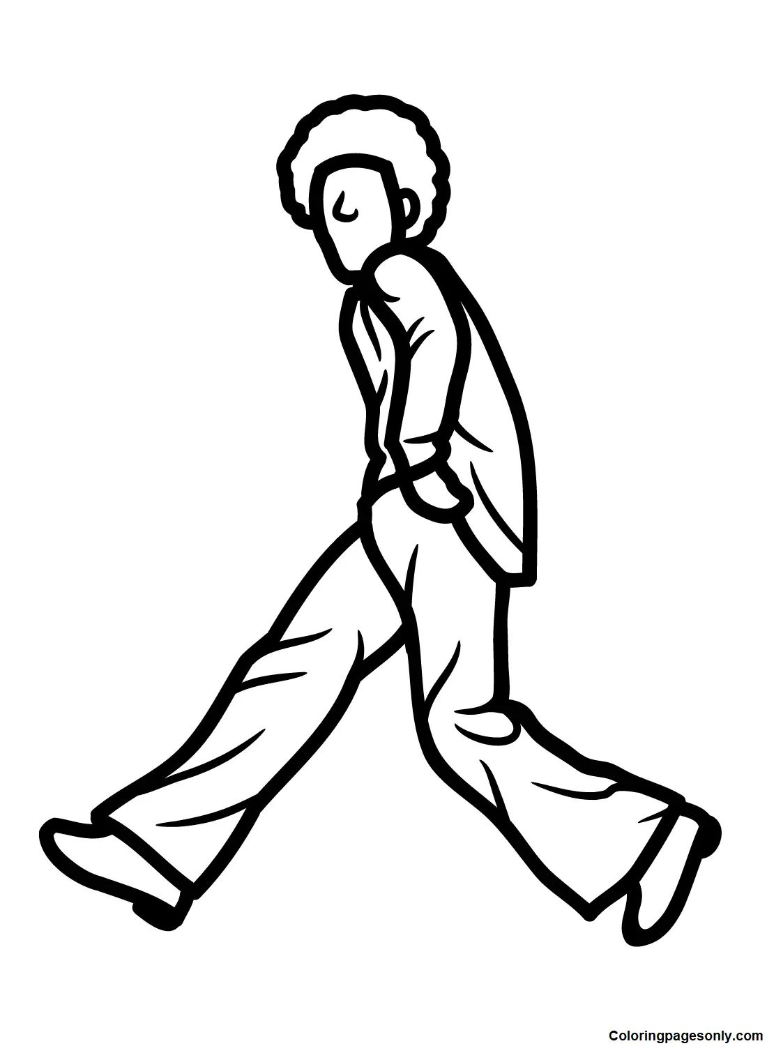 Çocuklar İçin Dansçı Boyama Sayfaları 
