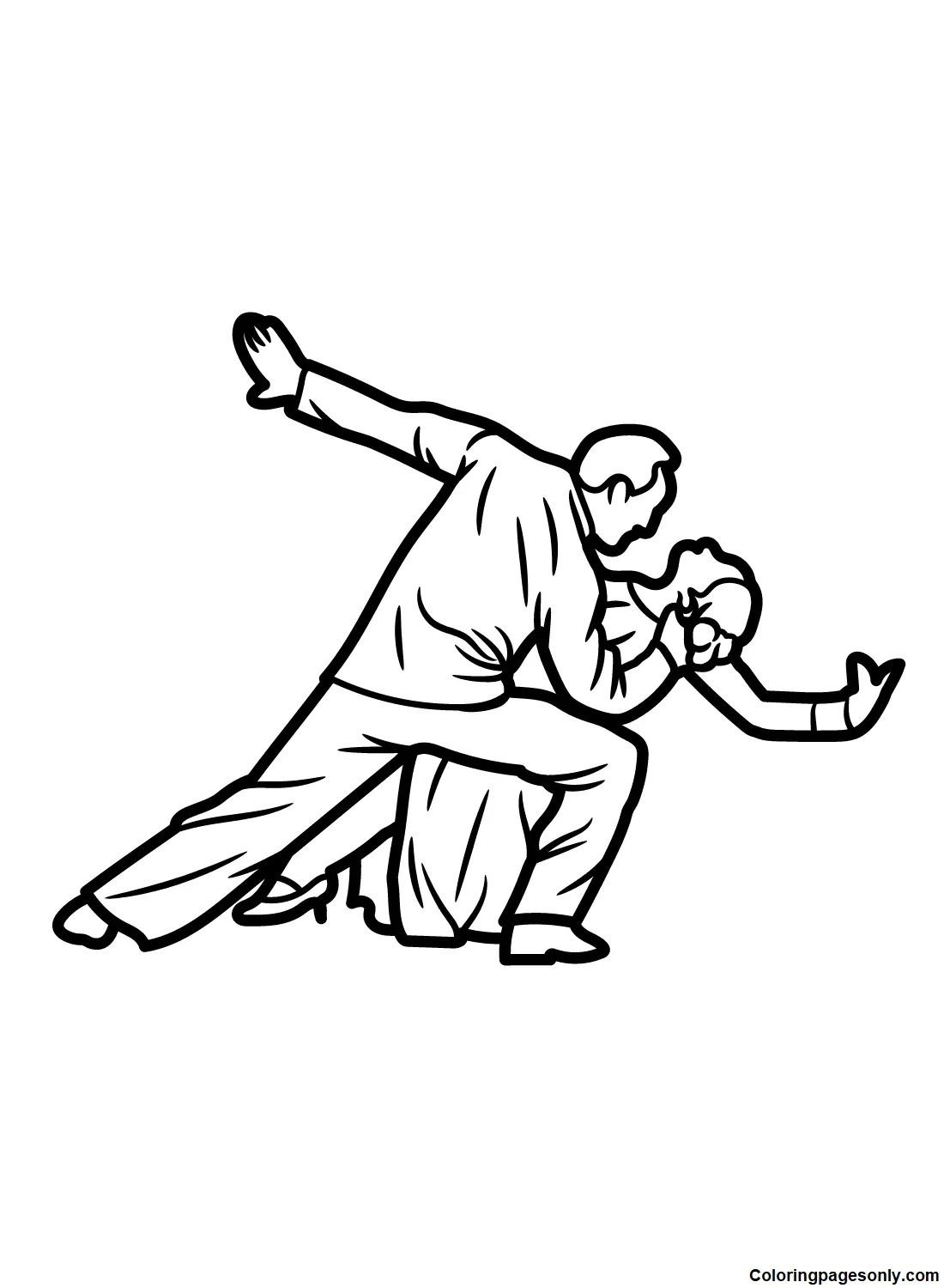 Çocuklar İçin Dansçı Boyama Sayfaları 