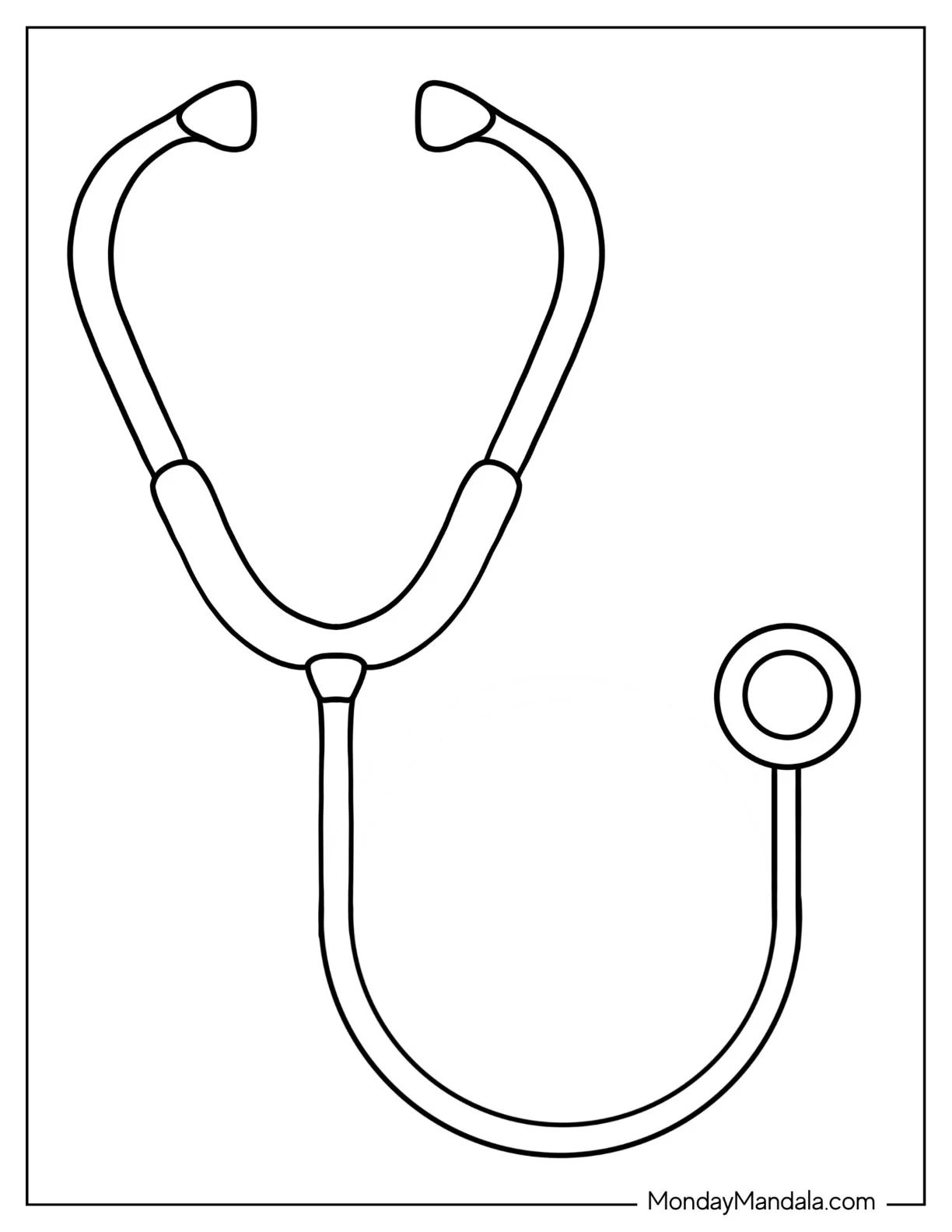 Çocuklar İçin Doktor Boyama Sayfaları 