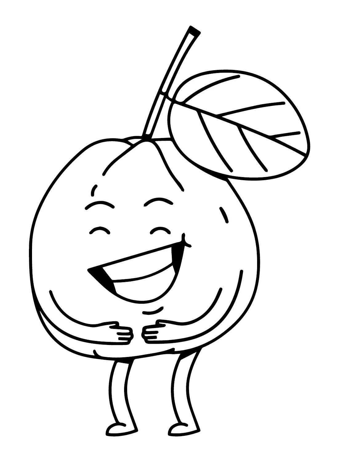 Çocuklar İçin Guava Boyama Sayfaları 