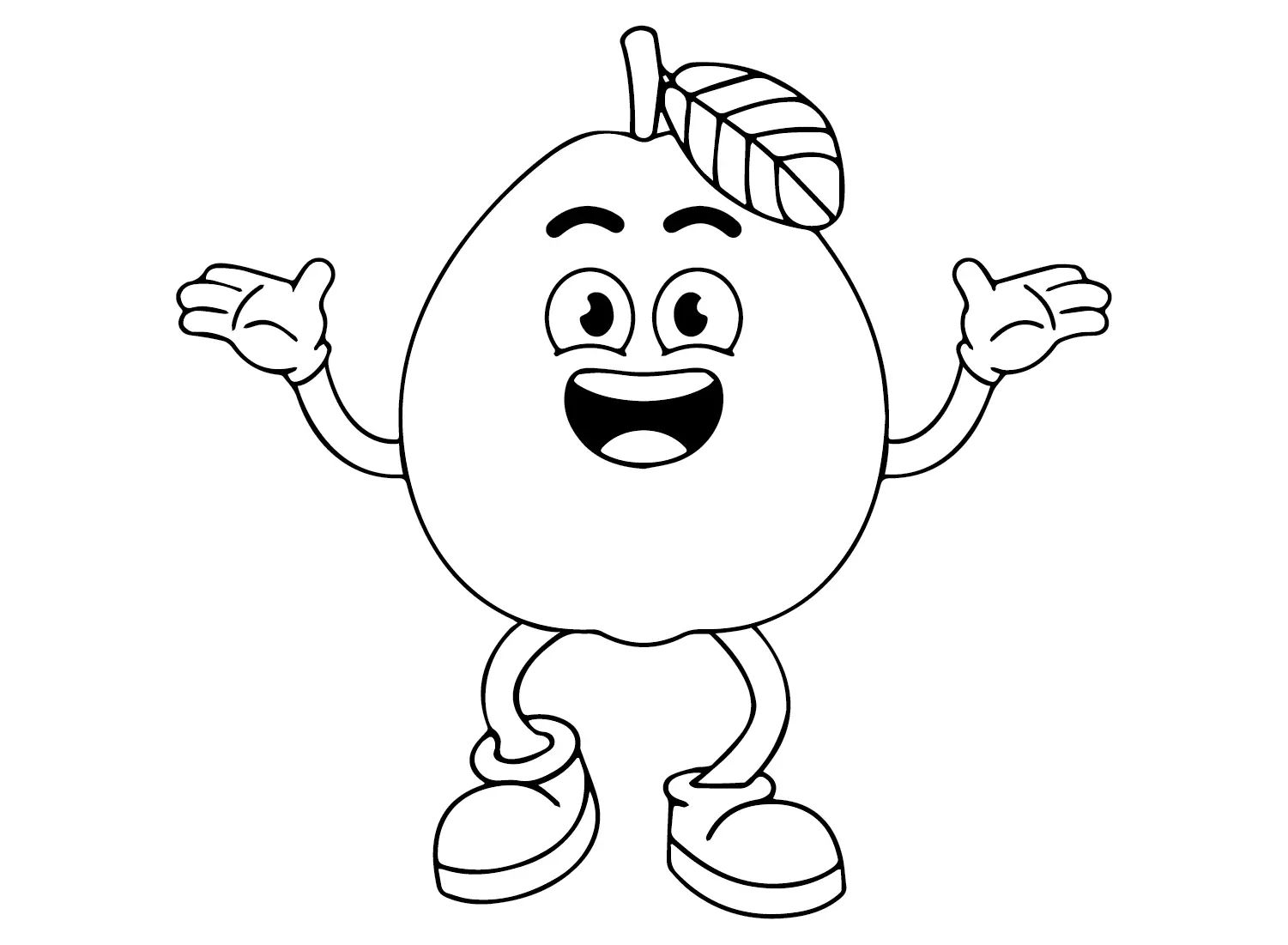 Çocuklar İçin Guava Boyama Sayfaları 