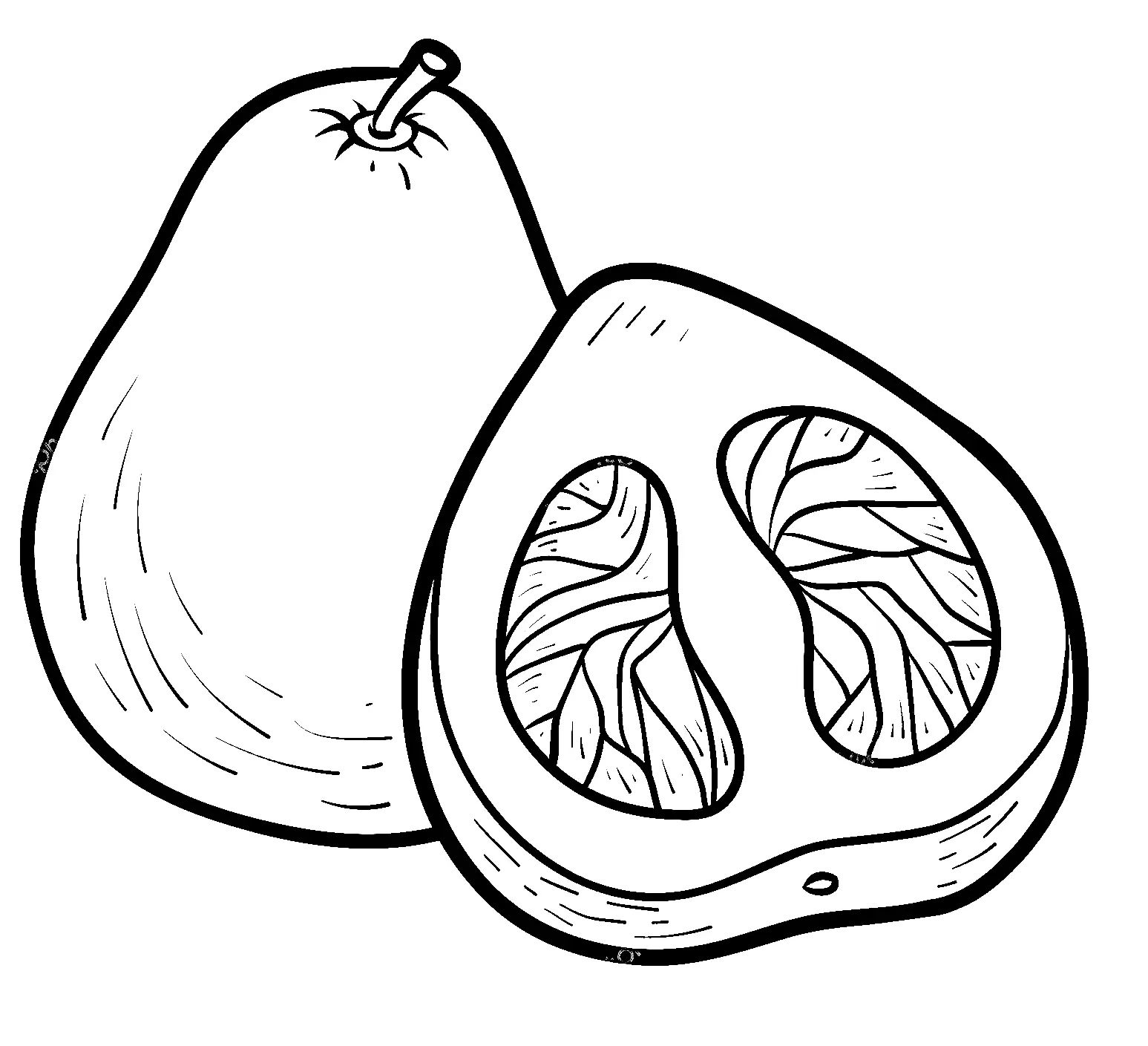 Çocuklar İçin Pomelo Boyama Sayfaları 