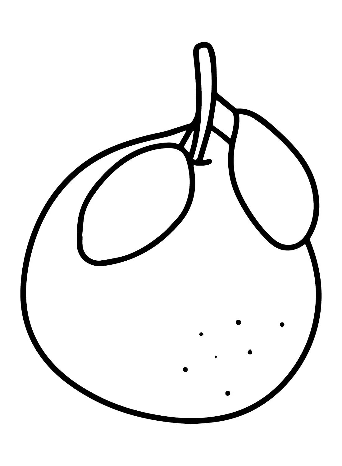Çocuklar İçin Pomelo Boyama Sayfaları 