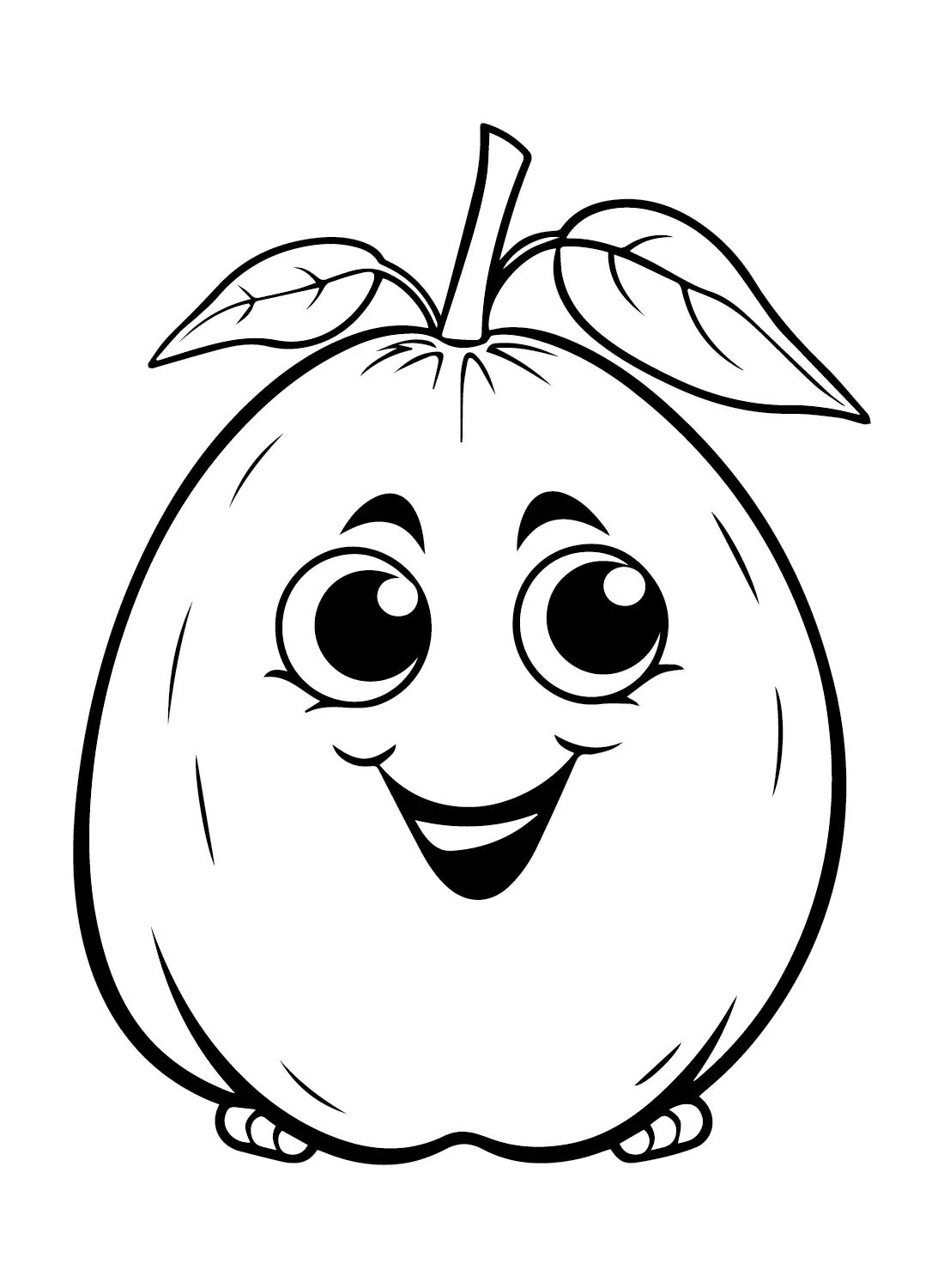 Çocuklar İçin Pomelo Boyama Sayfaları 