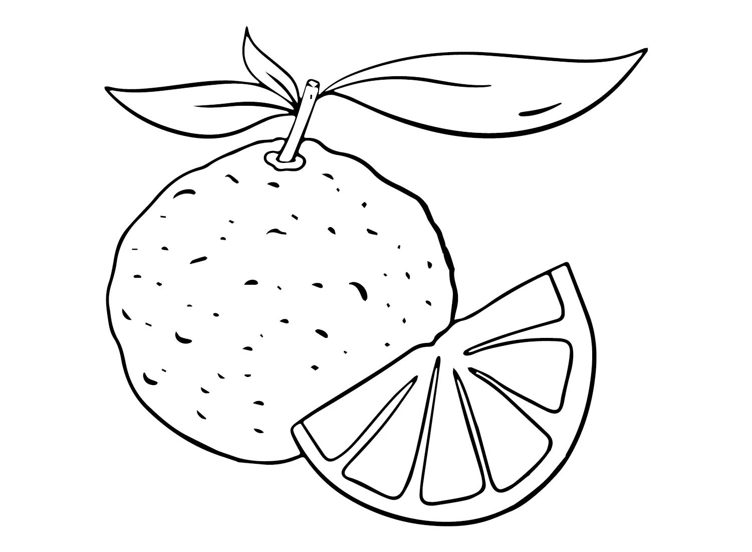Çocuklar İçin Pomelo Boyama Sayfaları 