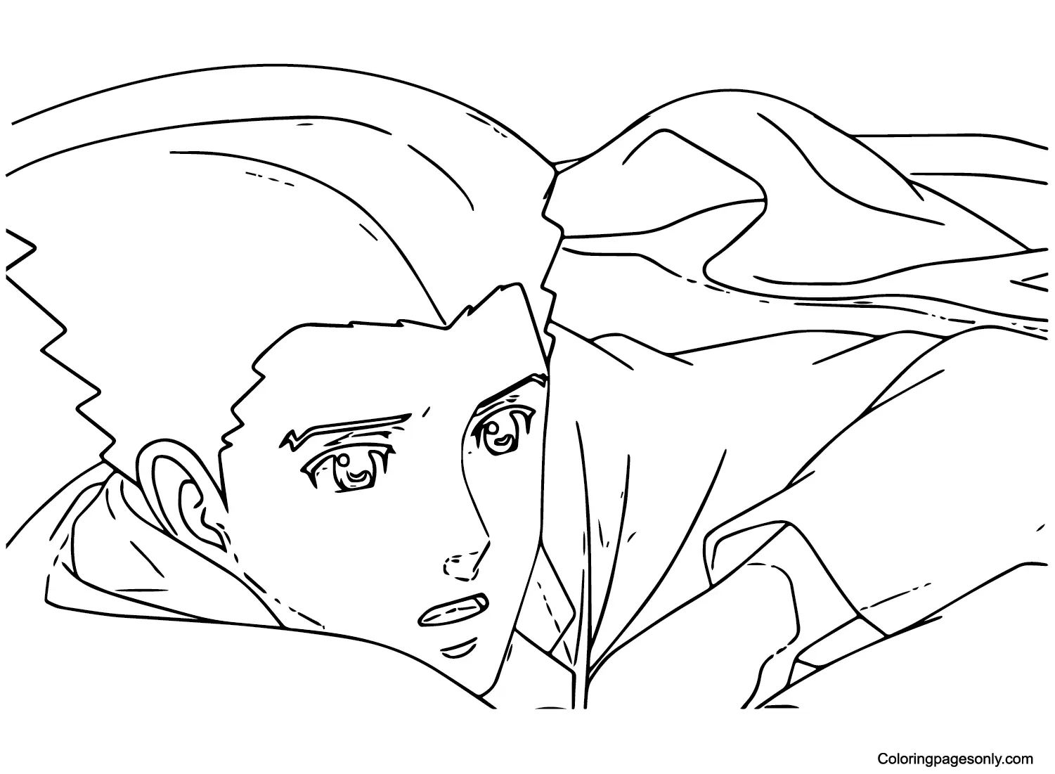 Çocuklar İçin Ace Attorney Boyama Sayfaları 