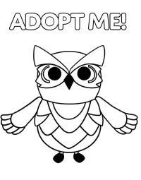 Çocuklar İçin Adopt Me Boyama Sayfaları 
