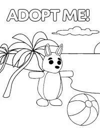 Çocuklar İçin Adopt Me Boyama Sayfaları 
