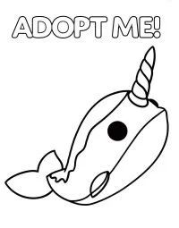 Çocuklar İçin Adopt Me Boyama Sayfaları 