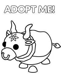 Çocuklar İçin Adopt Me Boyama Sayfaları 