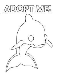 Çocuklar İçin Adopt Me Boyama Sayfaları 
