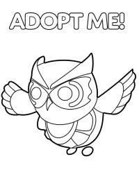 Çocuklar İçin Adopt Me Boyama Sayfaları 