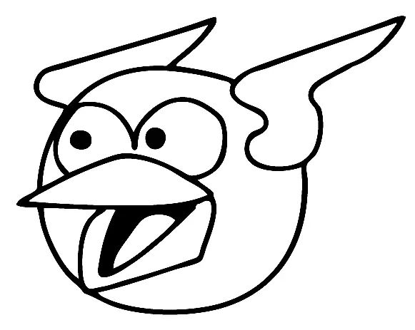 Çocuklar İçin Angry Birds Uzay Boyama Sayfaları 