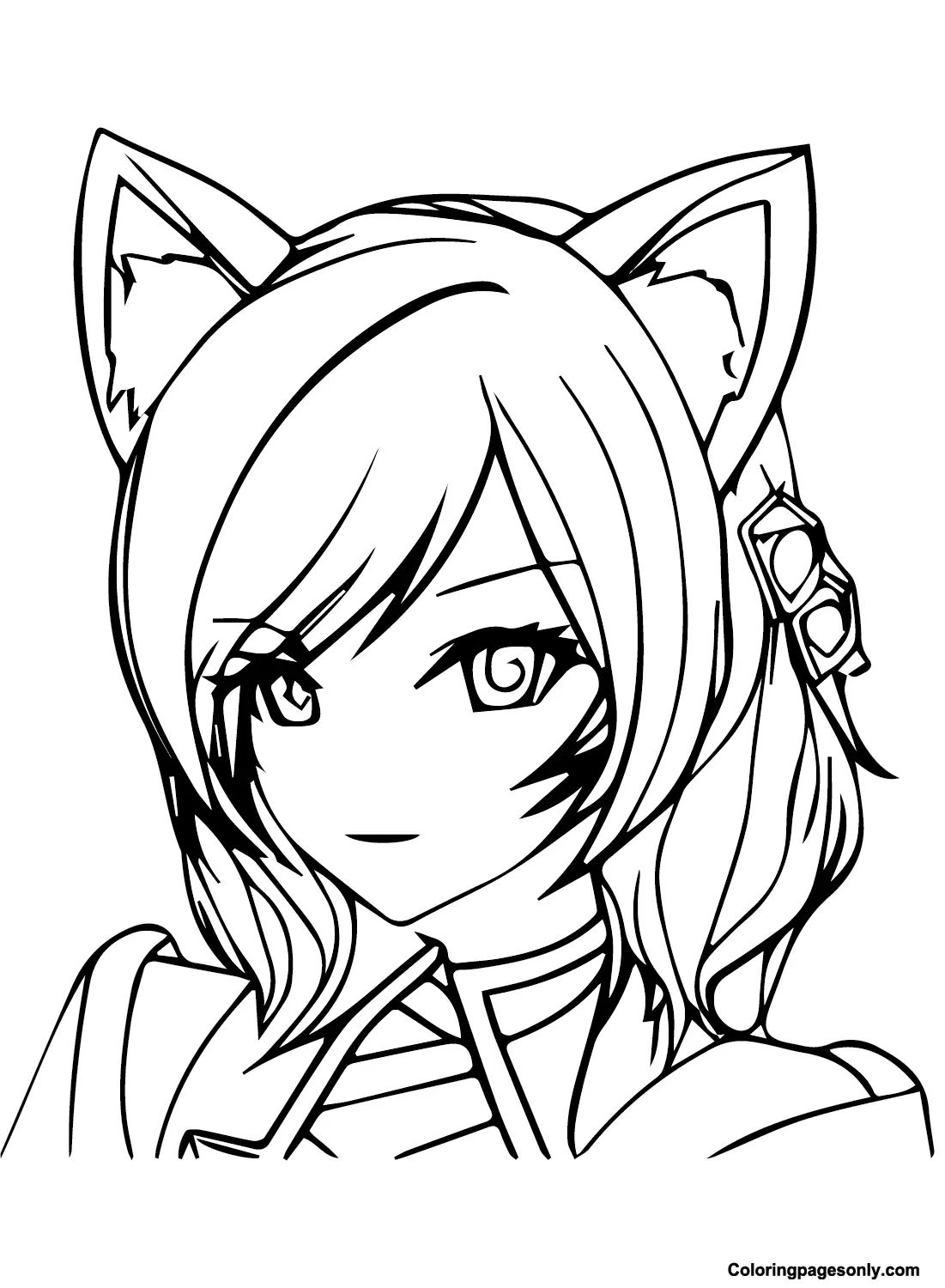 Çocuklar İçin Aphmau Boyama Sayfaları 