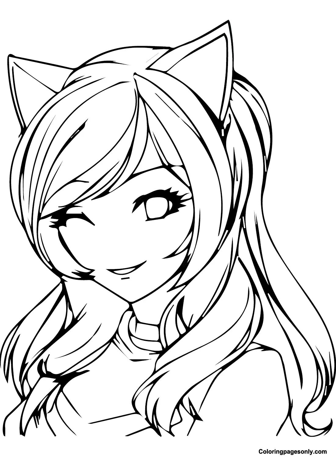 Çocuklar İçin Aphmau Boyama Sayfaları 
