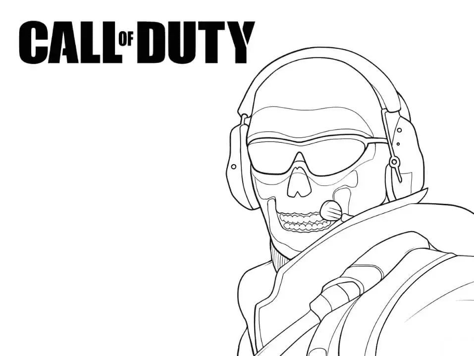 Çocuklar İçin Call of Duty Boyama Sayfaları 