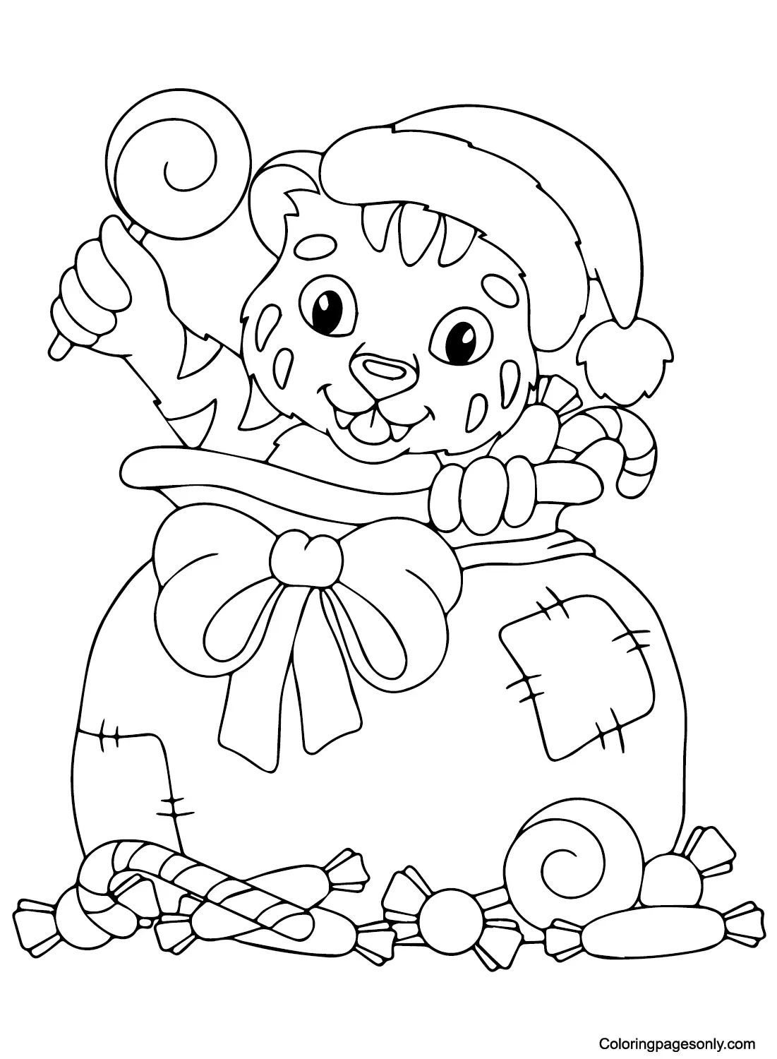 Çocuklar İçin Candyland Boyama Sayfaları 