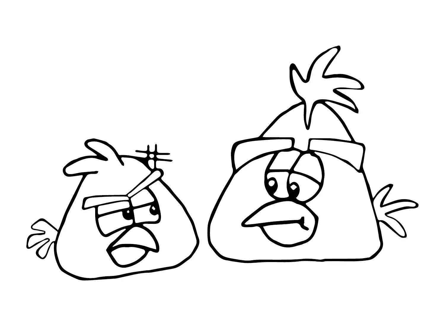 Çocuklar İçin Chuck Angry Bird Boyama Sayfaları 