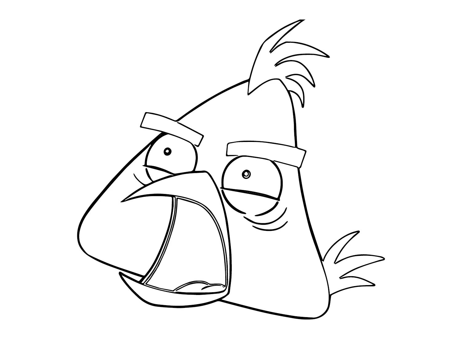 Çocuklar İçin Chuck Angry Bird Boyama Sayfaları 