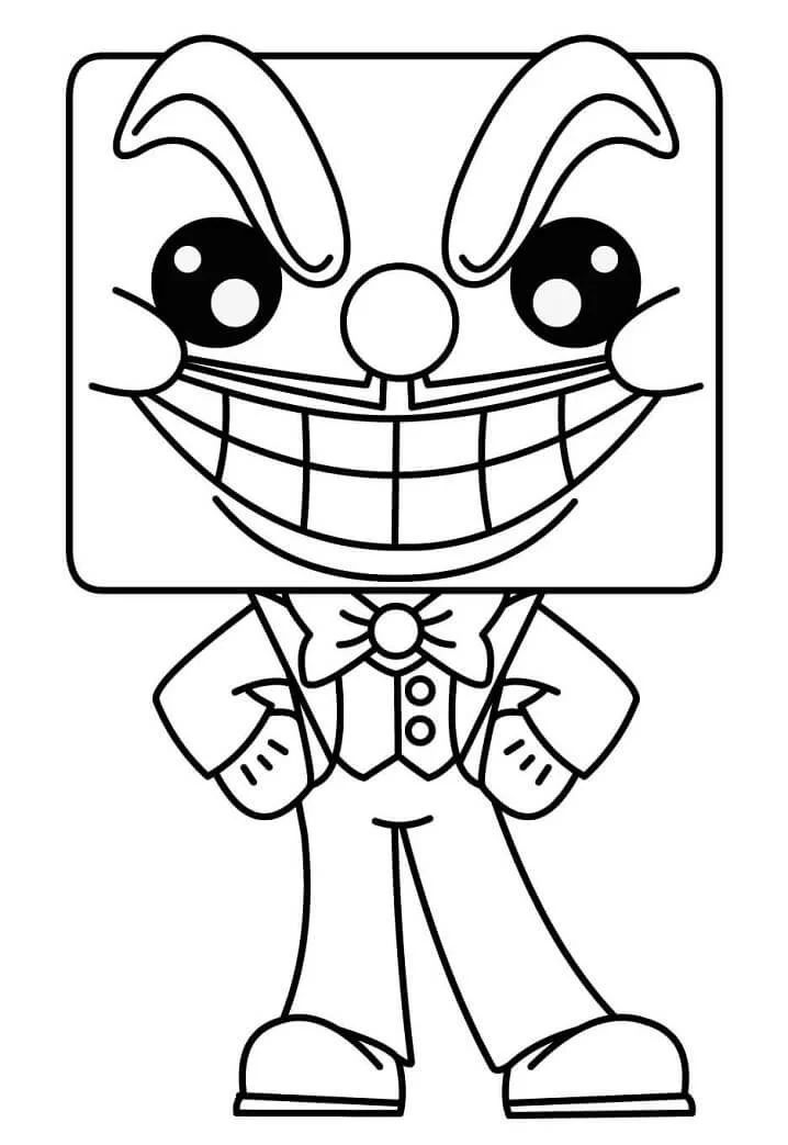 Çocuklar İçin Cuphead Boyama Sayfaları 