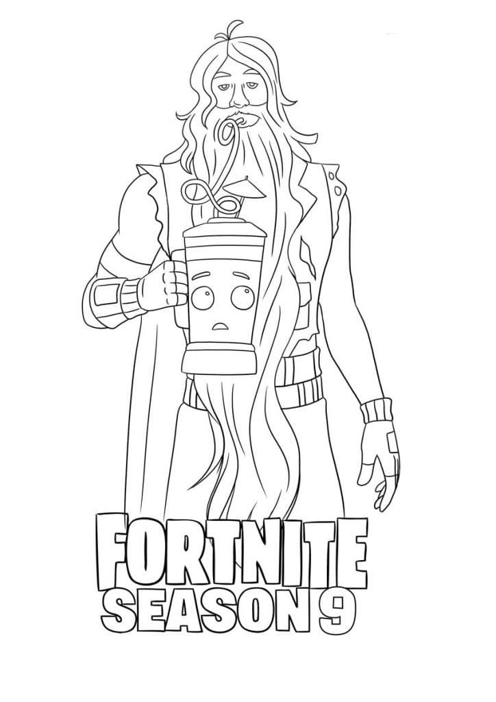 Çocuklar İçin Fortnite Boyama Sayfaları 