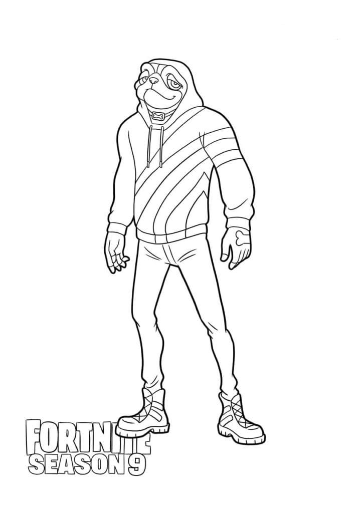 Çocuklar İçin Fortnite Boyama Sayfaları 