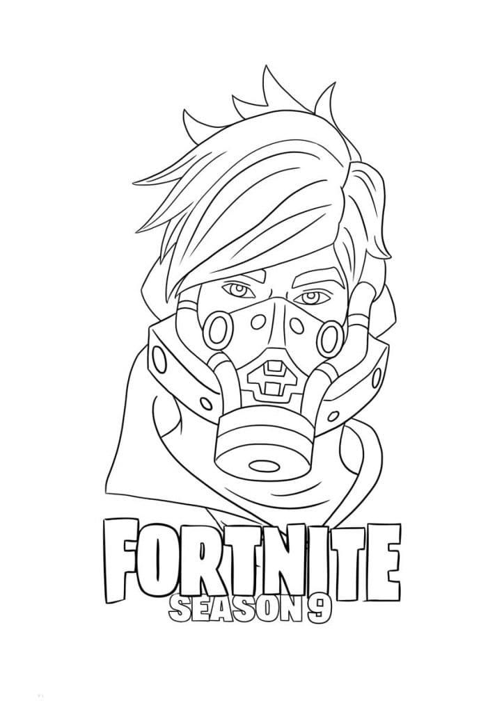 Çocuklar İçin Fortnite Boyama Sayfaları 