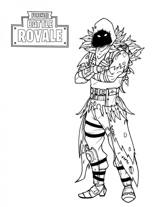 Çocuklar İçin Fortnite Boyama Sayfaları 