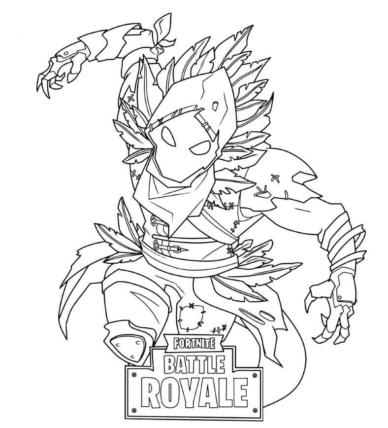 Çocuklar İçin Fortnite Boyama Sayfaları 