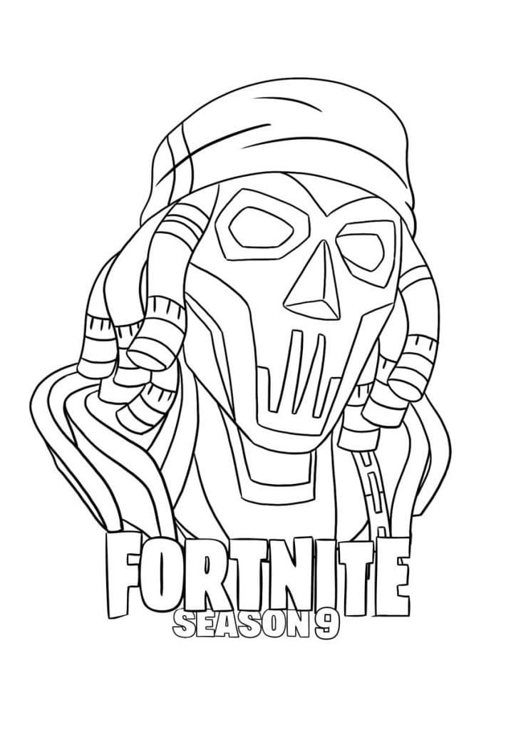 Çocuklar İçin Fortnite Boyama Sayfaları 