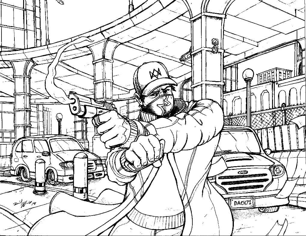 Çocuklar İçin Gta Boyama Sayfaları 