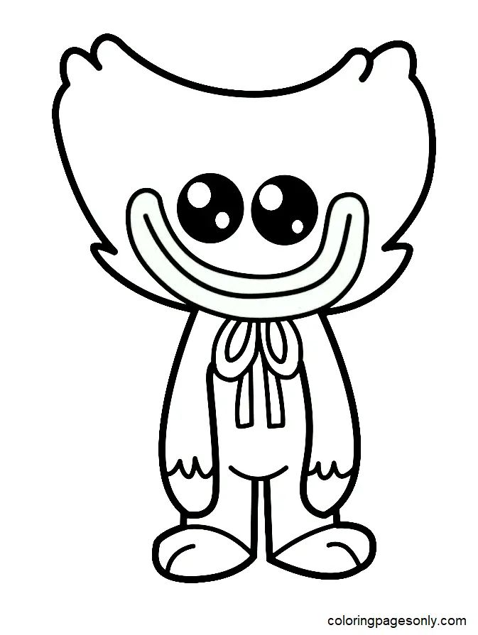 Çocuklar İçin Huggy Wuggy Boyama Sayfaları 