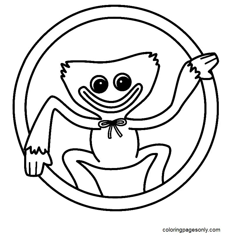 Çocuklar İçin Huggy Wuggy Boyama Sayfaları 