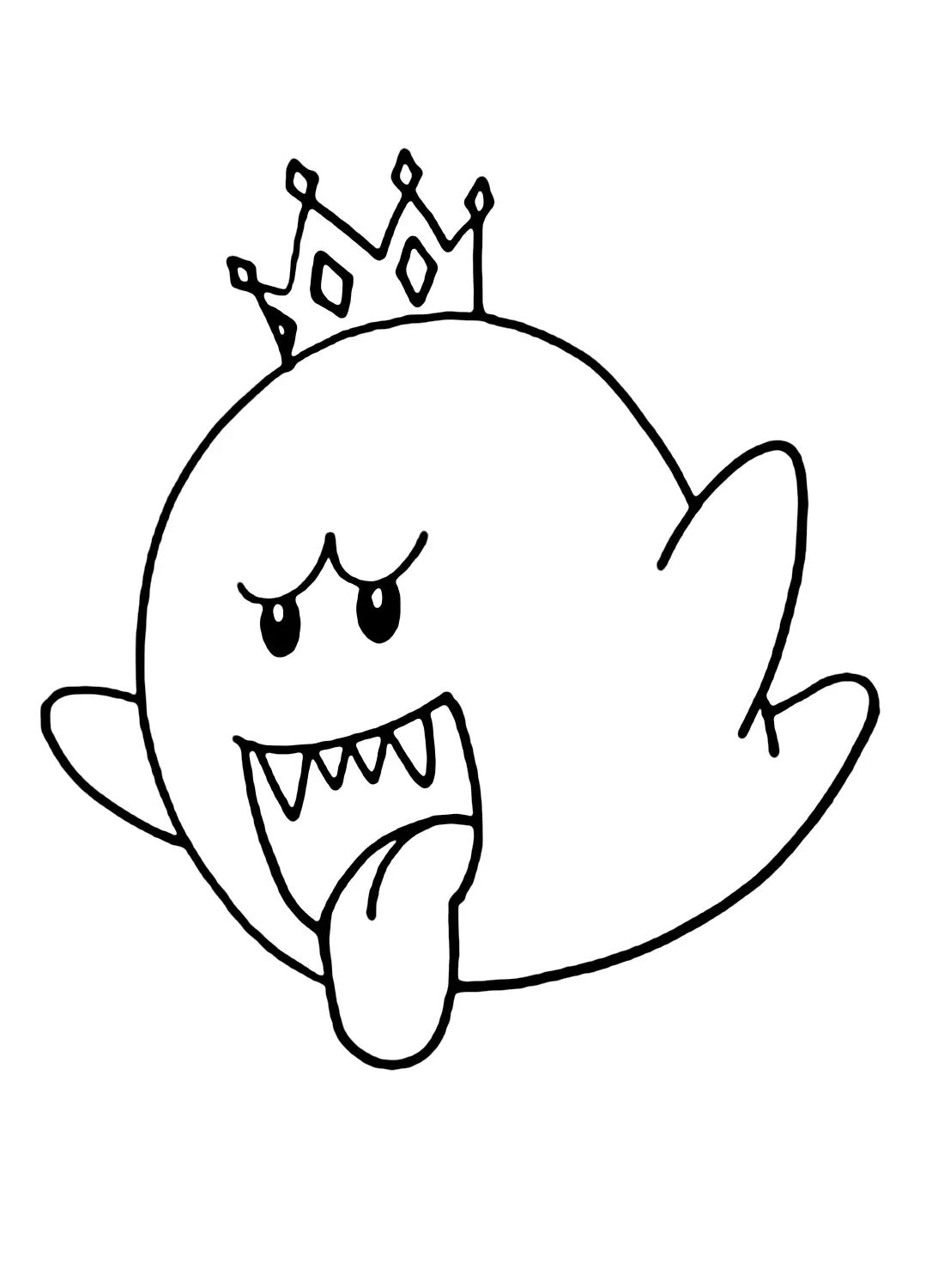 Çocuklar İçin King Boo Boyama Sayfaları 