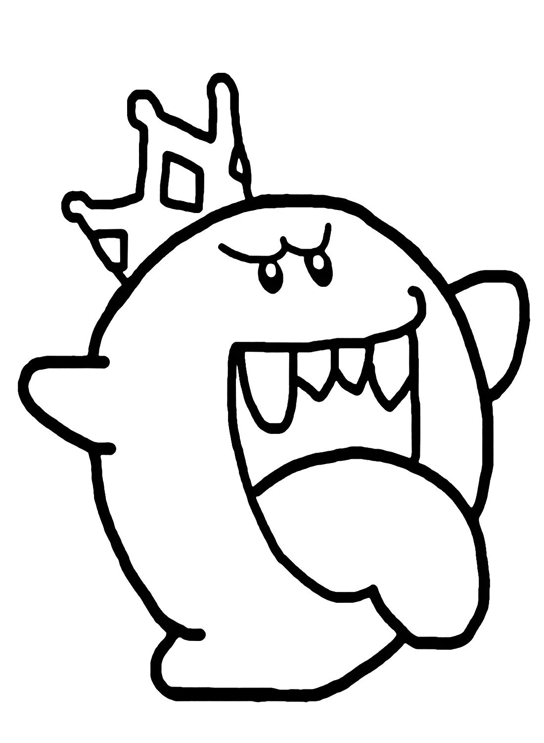 Çocuklar İçin King Boo Boyama Sayfaları 