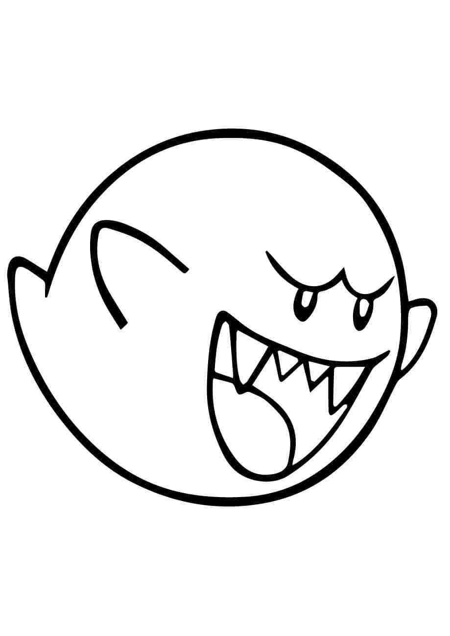 Çocuklar İçin King Boo Boyama Sayfaları 