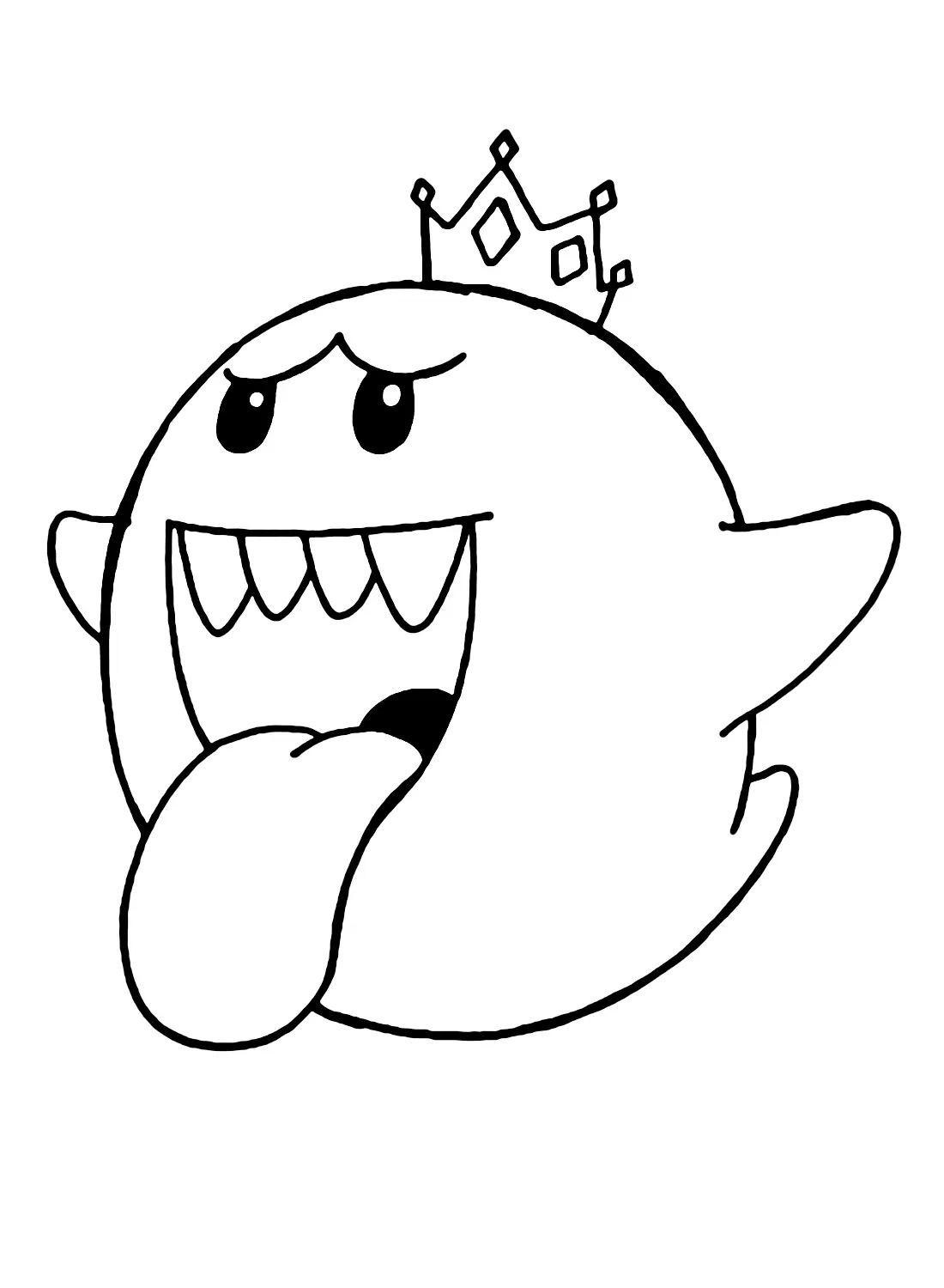Çocuklar İçin King Boo Boyama Sayfaları 