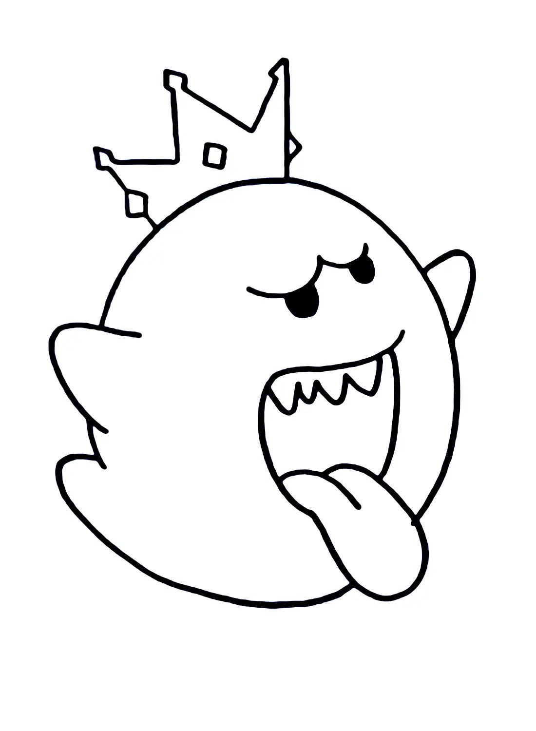 Çocuklar İçin King Boo Boyama Sayfaları 