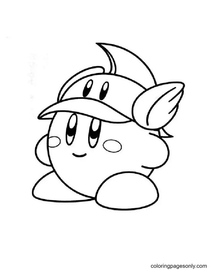 Çocuklar İçin Kirby Boyama Sayfaları 