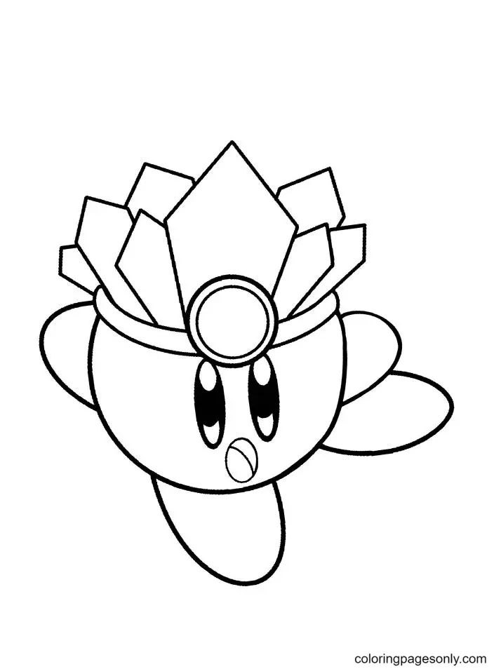 Çocuklar İçin Kirby Boyama Sayfaları 