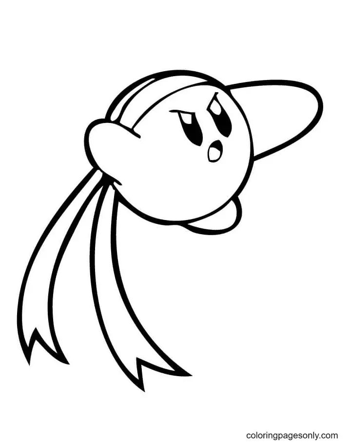 Çocuklar İçin Kirby Boyama Sayfaları 